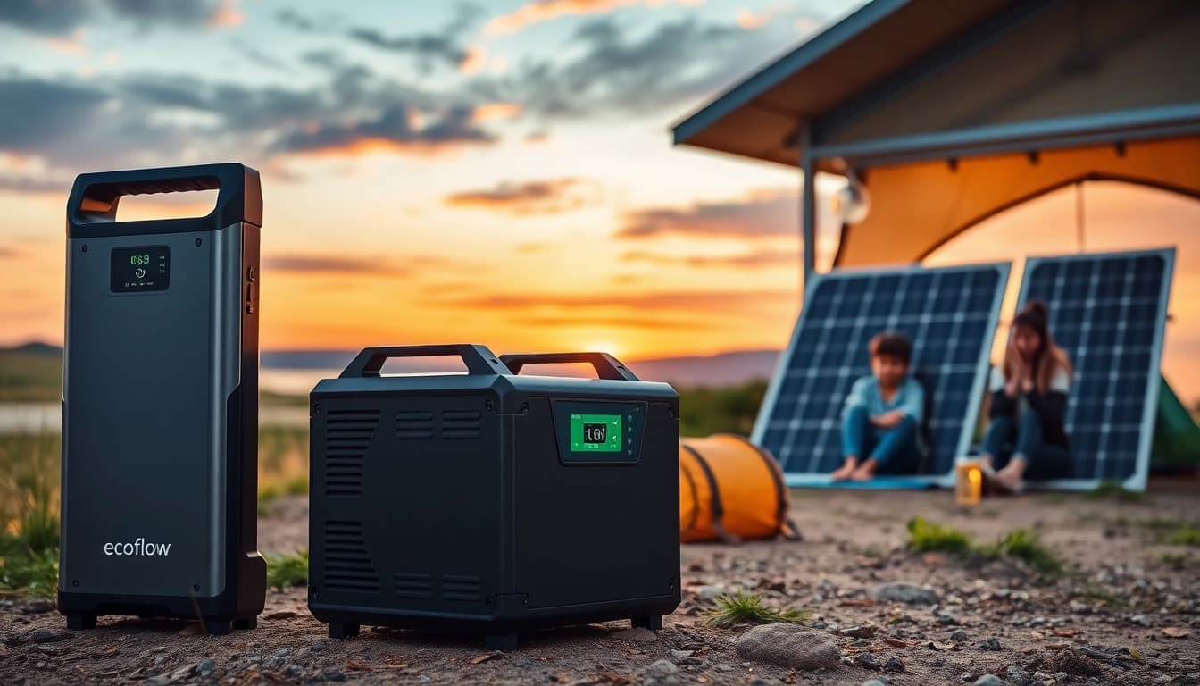 Empower your outdoor adventures with EcoFlow energy solutions in a modern setting.