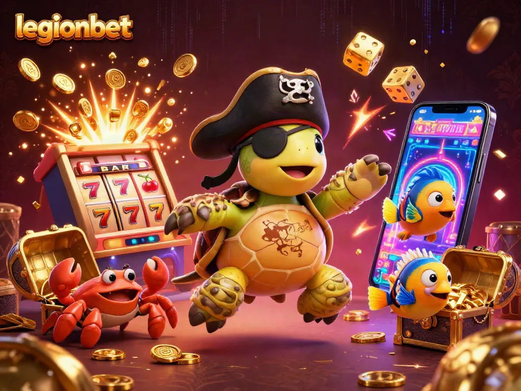Engage in thrilling gameplay with legionbet's vibrant casino scene featuring excitement and treasures.