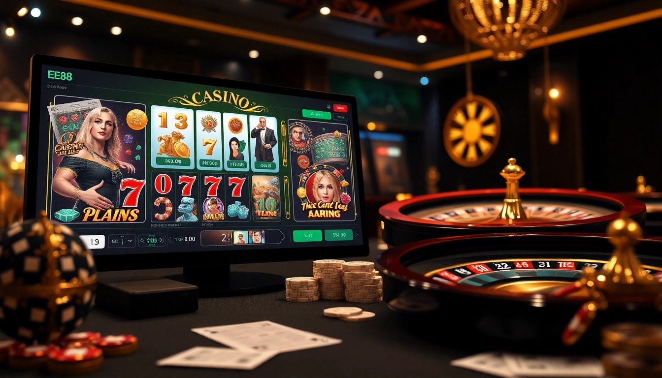 Experience the thrill of online gambling with the ee88 link đăng nhập, featuring casino games and excitement.