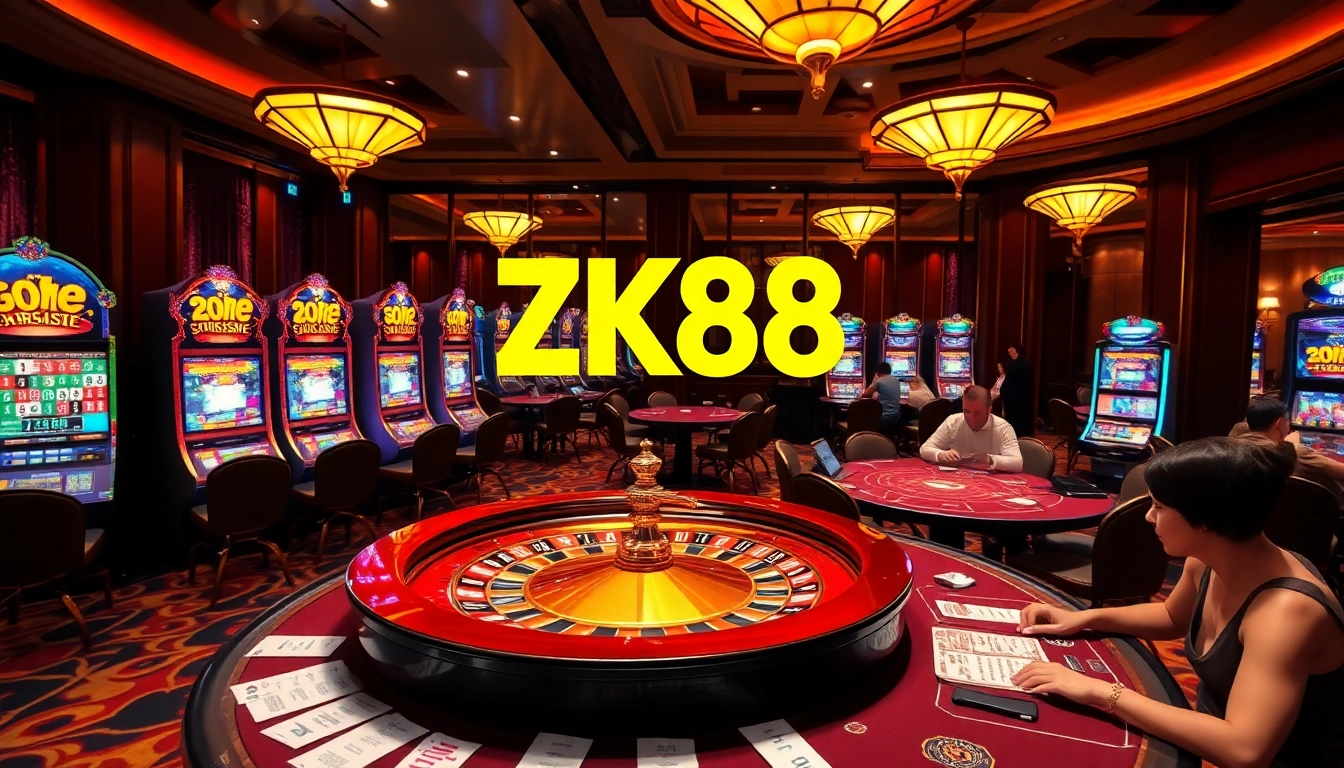 Experience the excitement of gambling at https://zk88.club/ with thrilling poker games and golden jackpots.