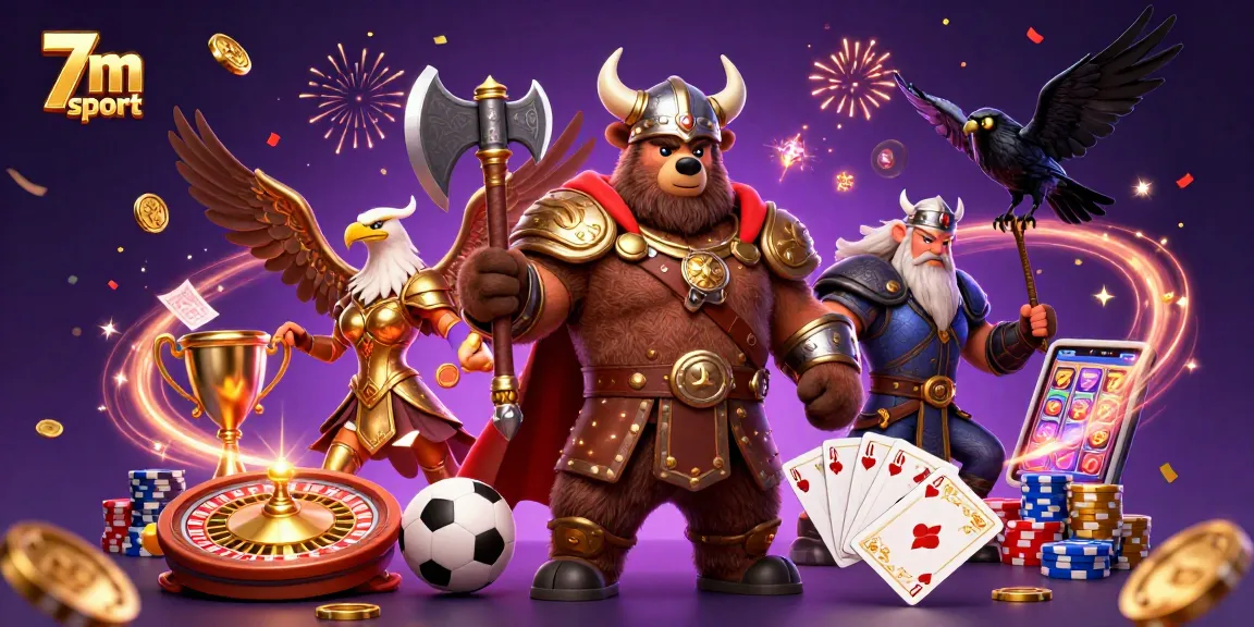 Experience thrilling 7m sport betting action with a Viking, Valkyrie, and treasures.