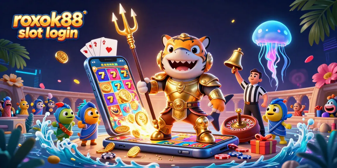 Play exciting games at rokok88 slot login while winning with vibrant colors and action-packed scenes.
