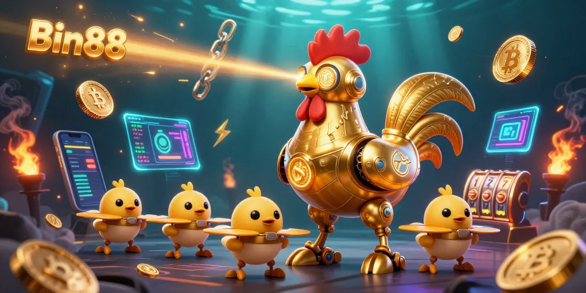 Engage with Bin88 for thrilling casino experiences featuring vibrant gold elements and gaming excitement.
