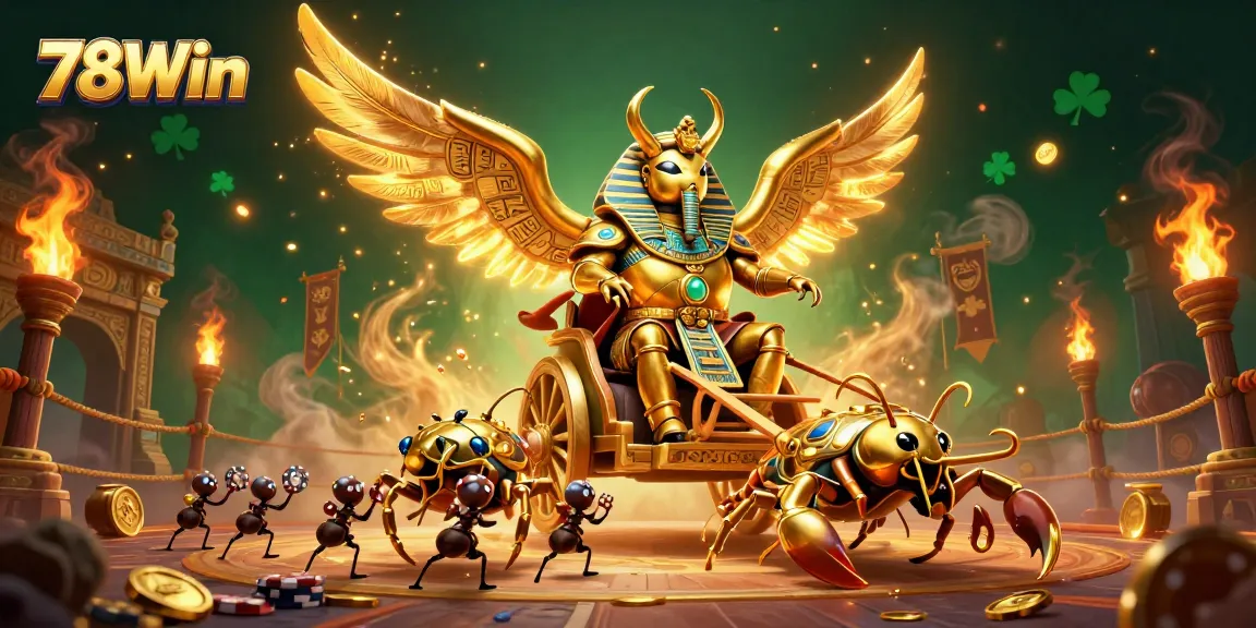 Experience the excitement at 78Win with vibrant 3D casino characters and dynamic casino elements.