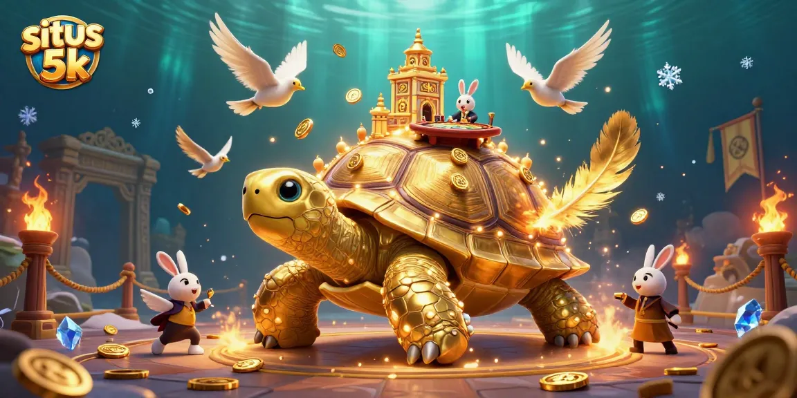 Experience winning with situs 5k's exciting slots featuring dynamic golden elements.